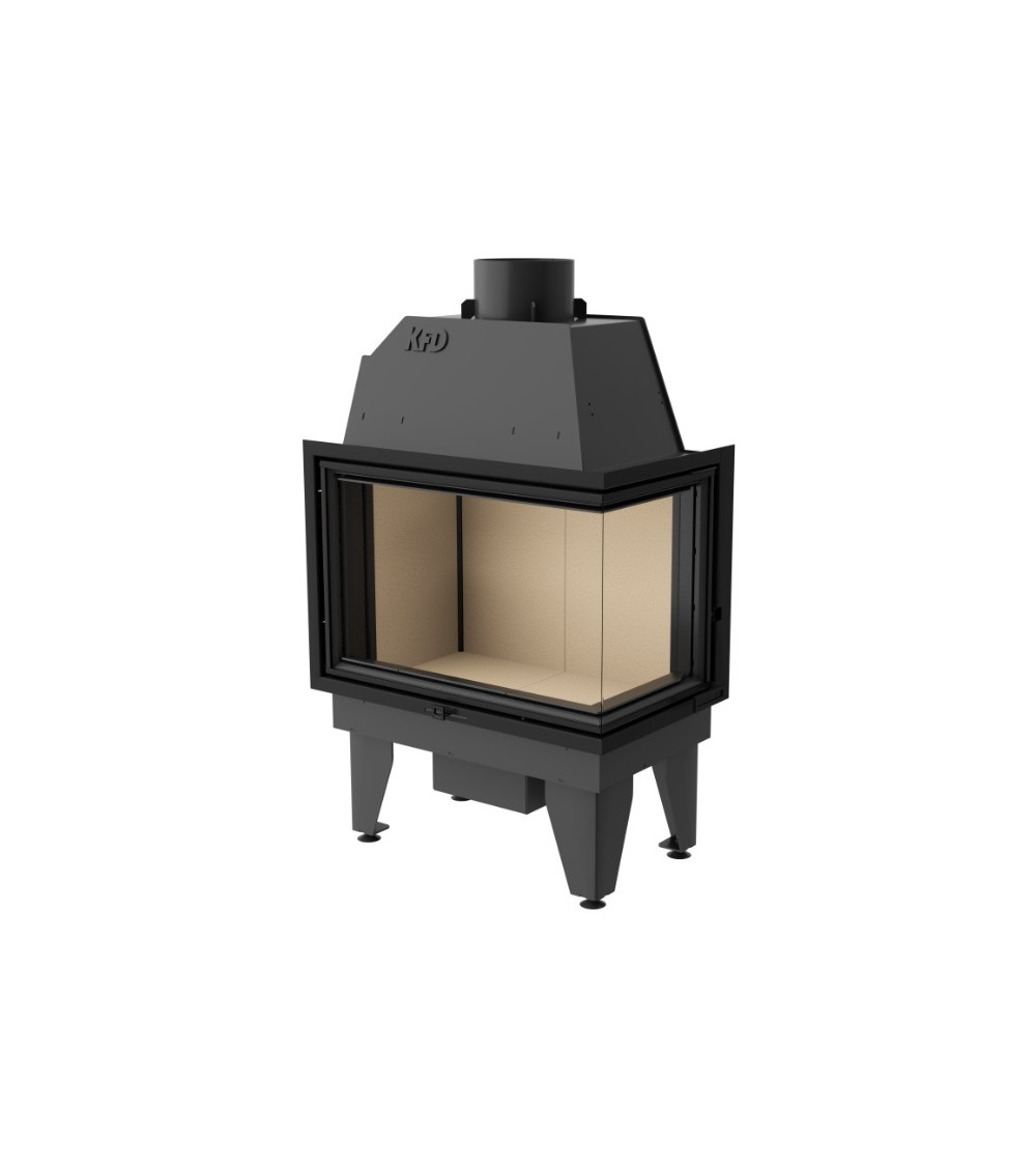 Inserto per caminetto SIDRA 17 kW 2 vetri versione diritta