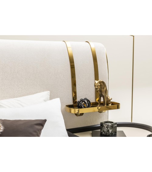 Chambre Octo 160 cm Beige et Doré