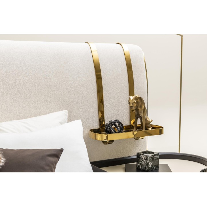 Chambre Octo 160 cm Beige et Doré