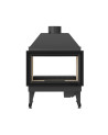 Insertable de chimenea MOLDI 19 kW visión en 2 lados