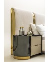 Chambre Octo 160 cm Beige et Doré