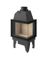 Insertable de chimenea LINE 15 kW 2 cristal versión derecha