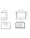 Insert cheminée à bois KFD ECO MAX 7 3F basic