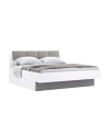 Chambre BARTON -  1 commode, 2 chevets, 1 armoire 160x200 cm
