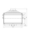 Inserto per caminetto KFD ECO MAX 7 3F standard