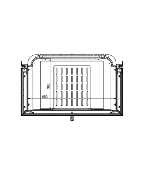 Inserto per caminetto KFD ECO MAX 7 3F standard