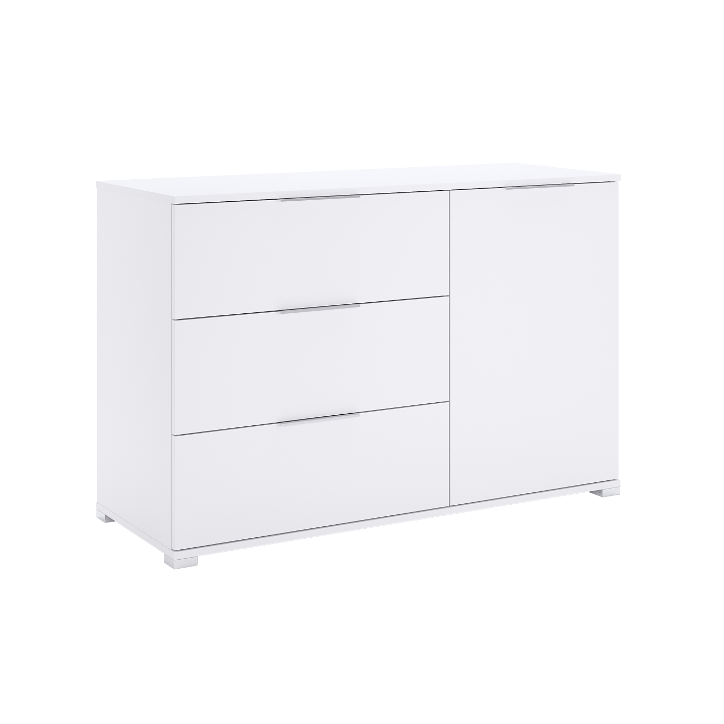 Chambre BARTON -  1 commode, 2 chevets, 1 armoire 160x200 cm