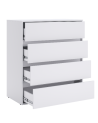 Chambre TIBO -  1 commode, 2 chevets, 1 armoire 160x200 cm