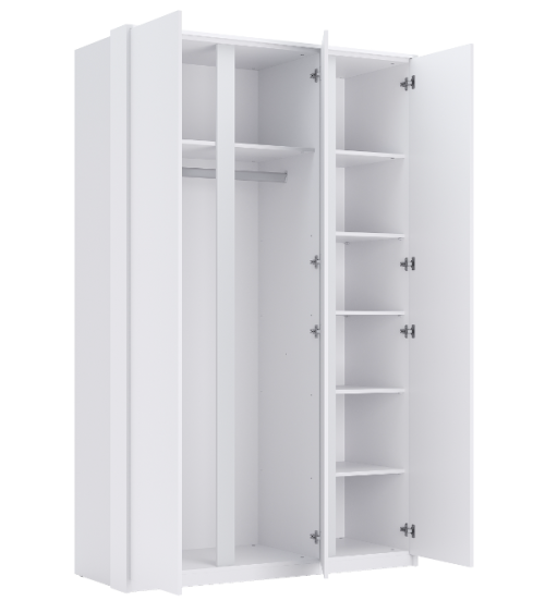 Chambre TIBO -  1 commode, 2 chevets, 1 armoire 160x200 cm