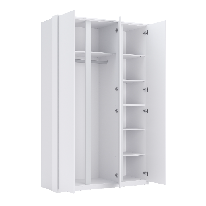 Chambre TIBO - 1 commode, 2 chevets, 1 armoire 160x200 cm Chambre TIBO - 1 commode, 2 chevets, 1 armoire 160x200 cm