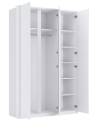 Chambre TIBO -  1 commode, 2 chevets, 1 armoire 160x200 cm