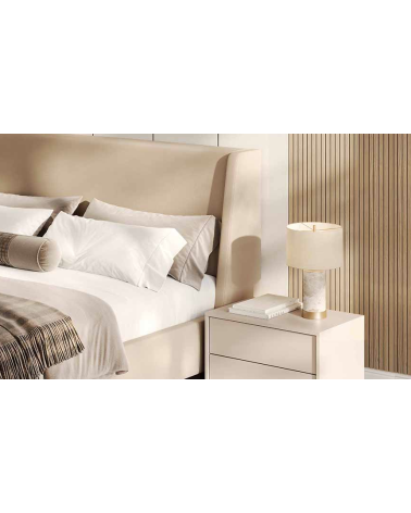 Chambre BRUNO -  1 commode, 2 chevets, 1 armoire 160x220 cm