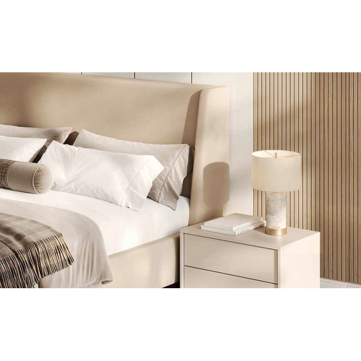 Chambre BRUNO -  1 commode, 2 chevets, 1 armoire 160x220 cm