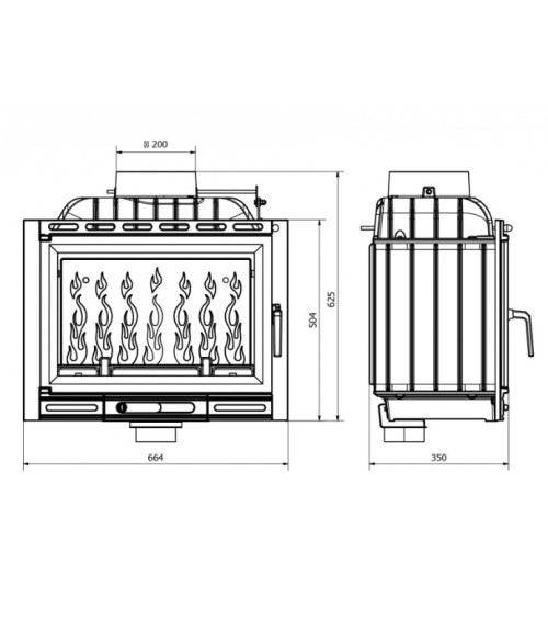 Insert cheminée à bois W13A-11,5kW ECO| fabrication européenne sur notre boutique en