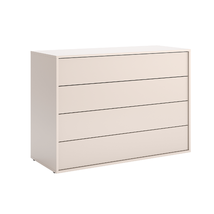 Chambre BRUNO -  1 commode, 2 chevets, 1 armoire 160x220 cm