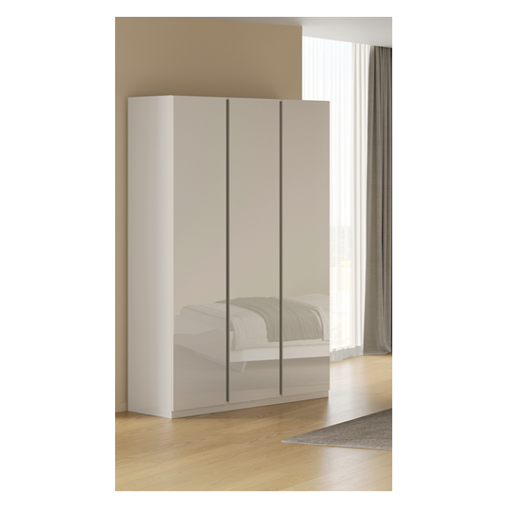 Chambre MIA -  1 commode, 2 chevets, 1 armoire 230x210 cm