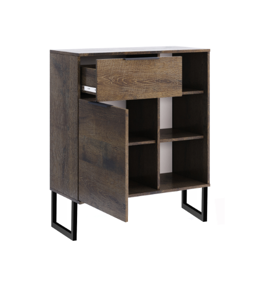 Chambre QUADRO -  1 commode, 2 chevets, 1 armoire 180x200 cm