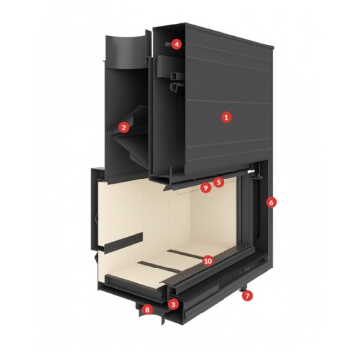 copy of Insert cheminée à bois AUVYS 10 kW