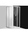 Cabine de douche d'angle CRONIS 80x80 ou 90x90 cm