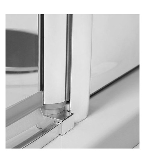 Cabine de douche d'angle CRONIS 80x80 ou 90x90 cm