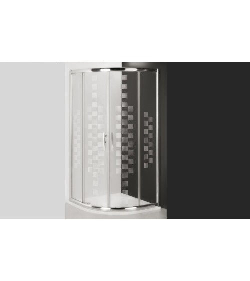 Paroi de douche d'angle PIXORN 90x90x200 cm