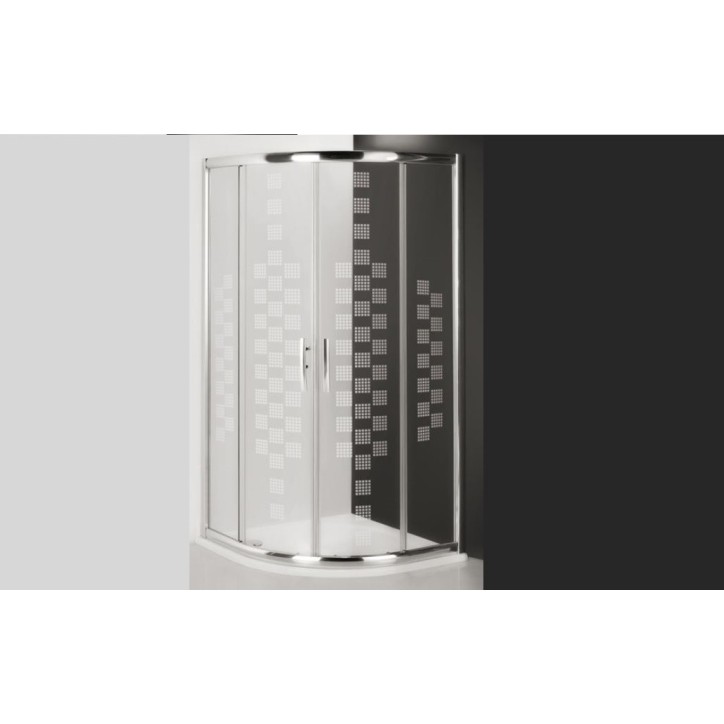 Paroi de douche d'angle PIXORN 90x90x200 cm