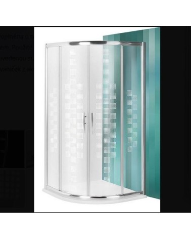 Paroi de douche d'angle PIXORN 90x90x200 cm