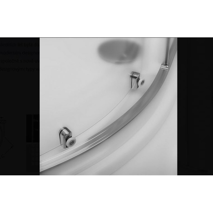 Paroi de douche d'angle PIXORN 90x90x200 cm