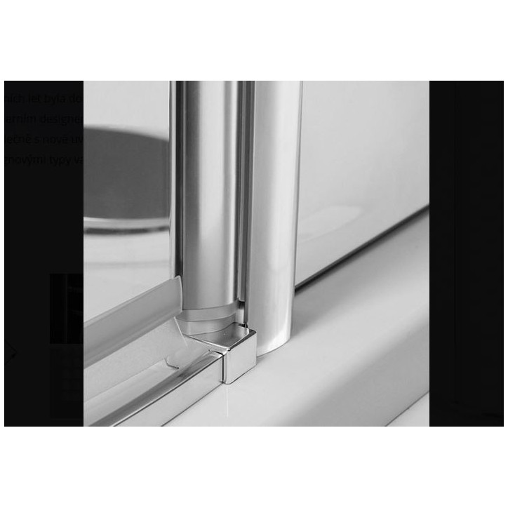 Paroi de douche d'angle PIXORN 90x90x200 cm