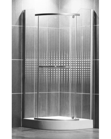 Paroi de douche d'angle AUSTIN 80x195 ou 90x195 cm
