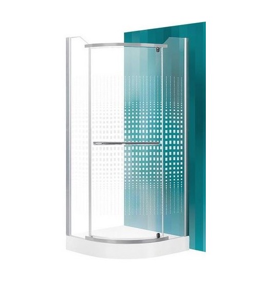 Paroi de douche d'angle AUSTIN 80x195 ou 90x195 cm