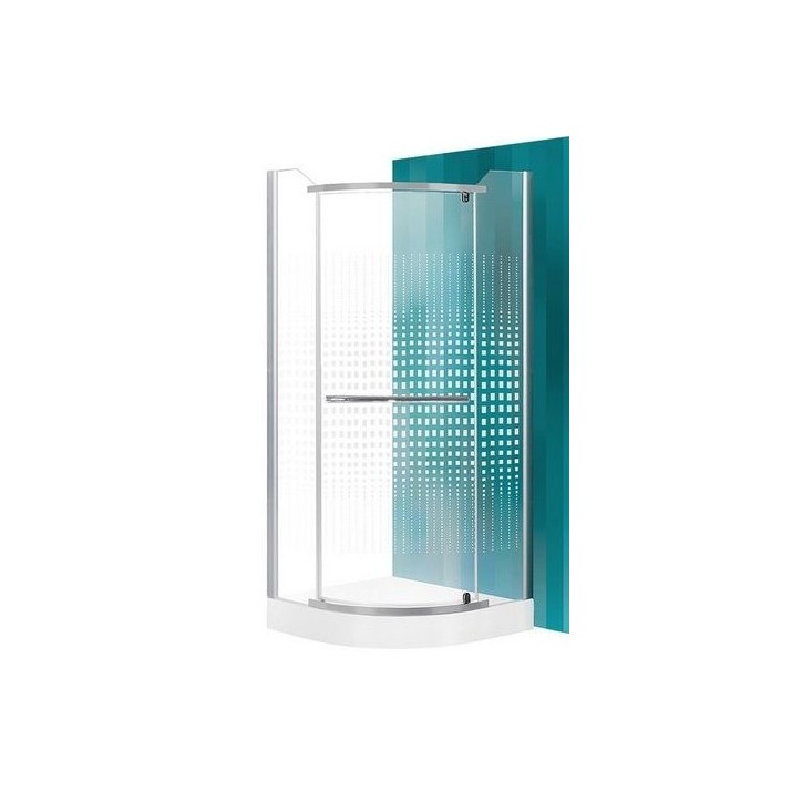 Paroi de douche d'angle AUSTIN 80x195 ou 90x195 cm