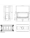 copy of Insert cheminée à bois AUVYS 10 kW