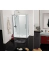 Paroi de douche d'angle ELEGANCE 80x120 ou 90x140 cm