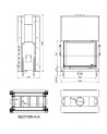 Recuperador de calor KFD Linea DF V 1190 3.0, 20 kW vidro duplo
