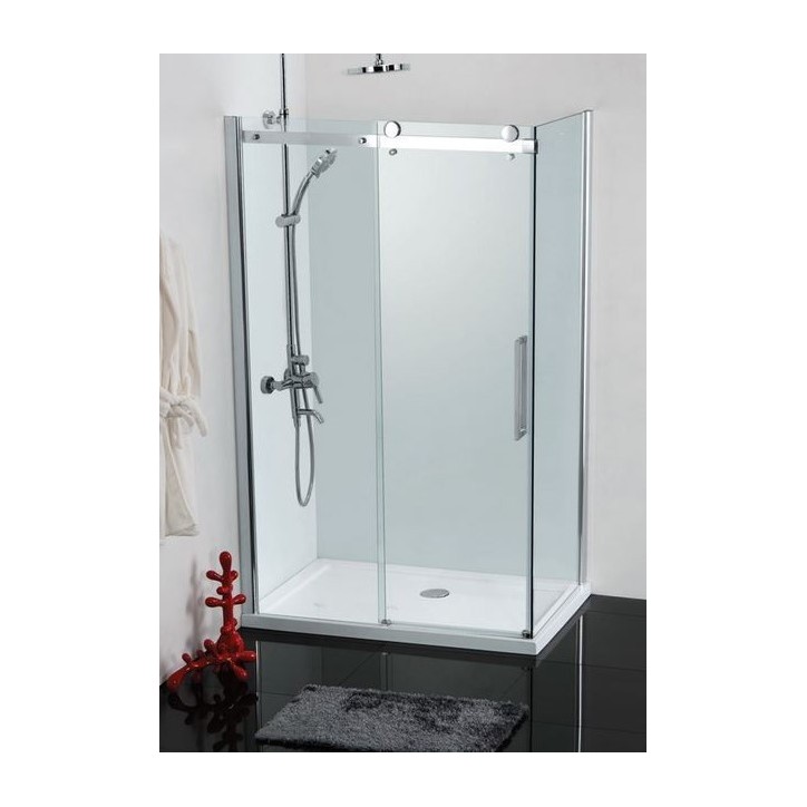 Paroi de douche d'angle ELEGANCE 80x120 ou 90x140 cm Paroi de douche d'angle ELEGANCE 80x120 ou 90x140 cm