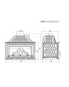 Insertable de chimenea W15 13,5 kW ECO