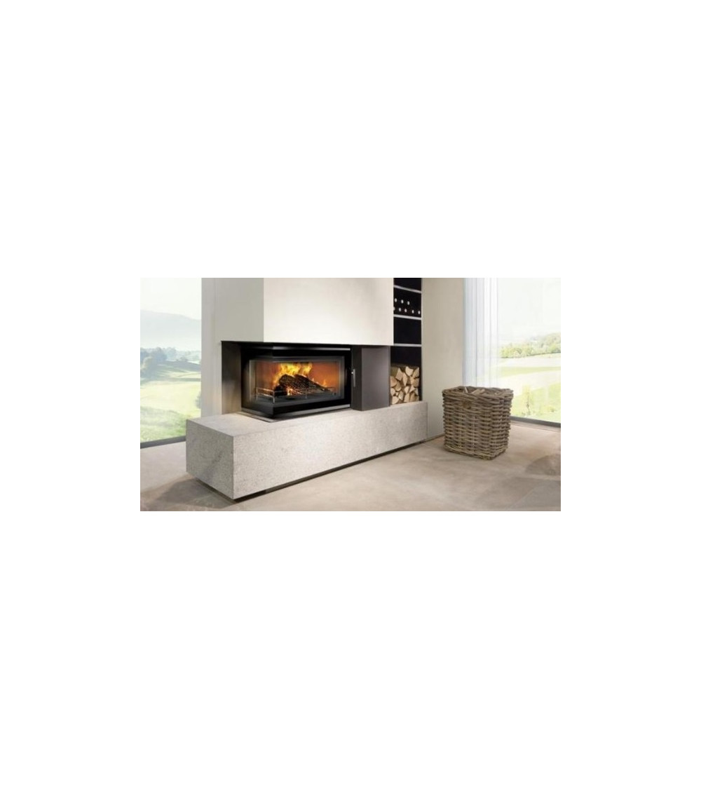 Insertable de chimenea W16LB-13.5kW ECO ESQUINA IZQUIERDA