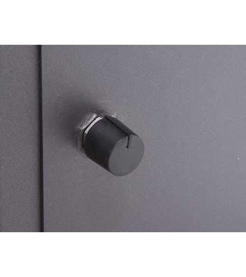 Poêle à bois avec turbines Louvre couleur noir et blanc 11 kW