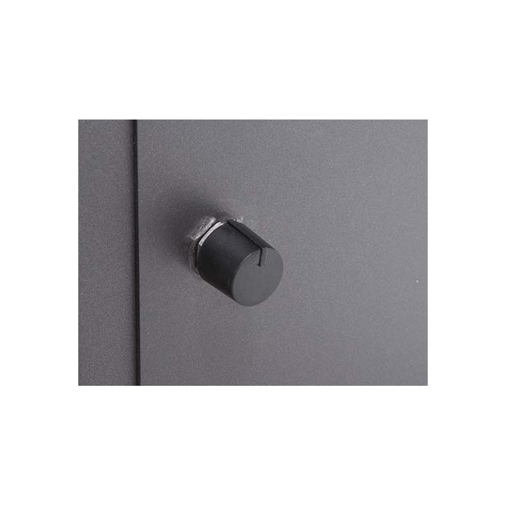 Poêle à bois avec turbines Louvre couleur noir et blanc 11 kW Poêle à bois avec turbines Louvre couleur noir et blanc 11 kW