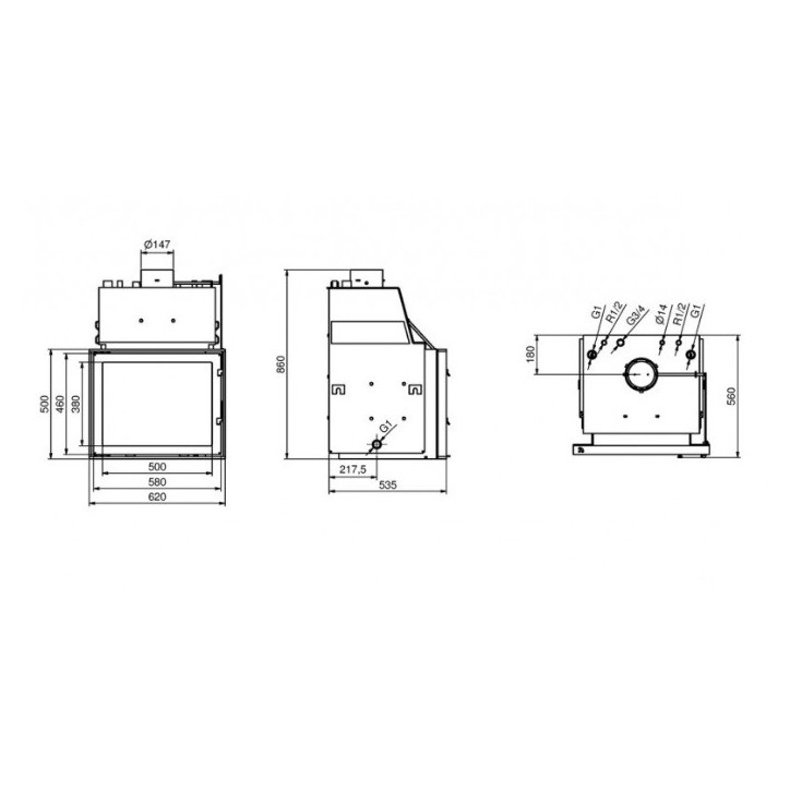 Insert hydro PANAQUA 9 - 15 KW Insert hydro PANAQUA 9 - 15 KW