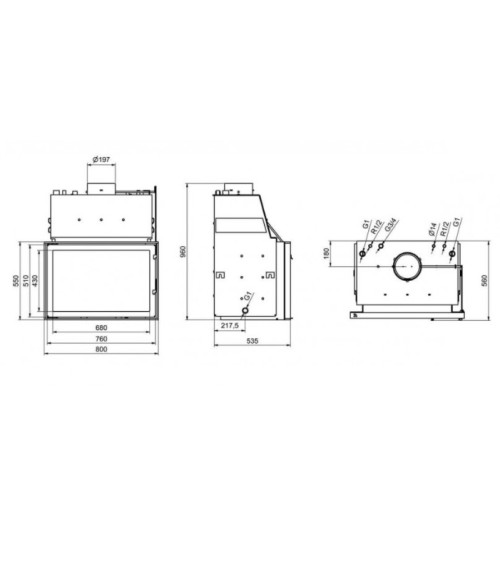 Insert hydro PANAQUA 18 - 30 KW Dans notre boutique en ligne - garantie du meilleur prix