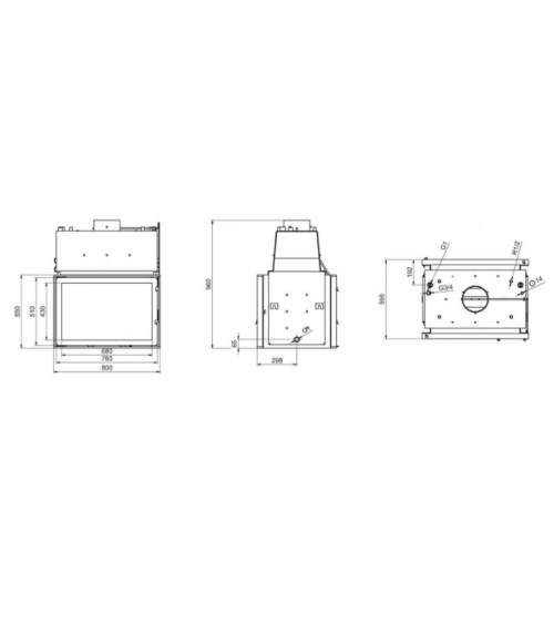 Inserto hidráulico PANAQUA 18 - 30 KW 2 puertas