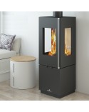 Poêle à bois 3 côtés vitrés JAKO 7 kW