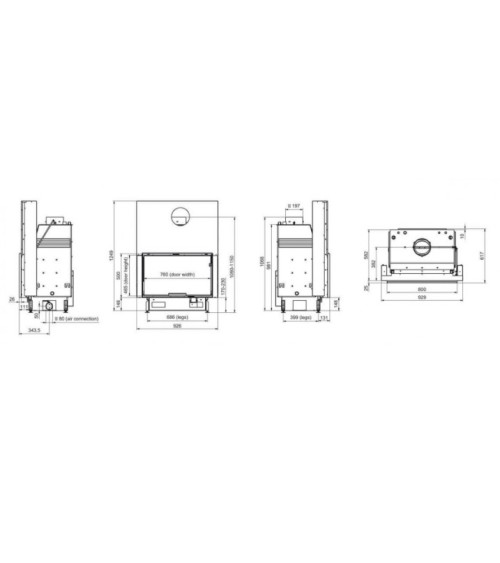 Insert hydro PANAQUA 100 EVO LD 30 KW - Dans notre boutique en ligne - garantie du meilleur prix