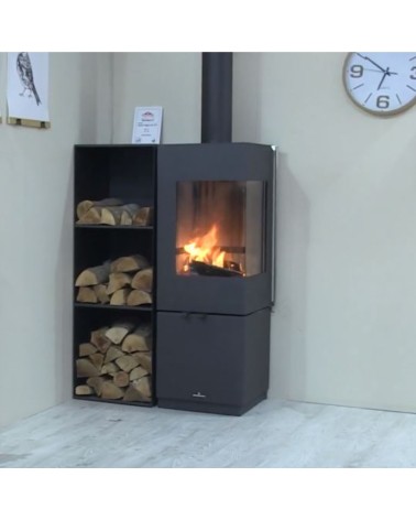 Poêle avec 2 côtés vitrés JAKO 7 kW