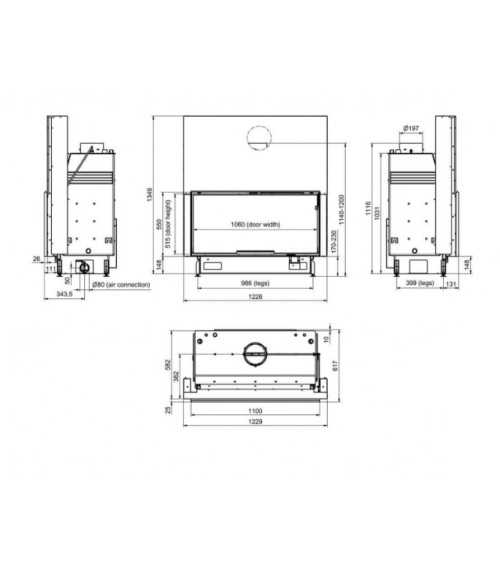 Insert hydro PANAQUA 130 EVO LD 18 - 30 KW - Dans notre boutique en ligne - garantie du meilleur prix