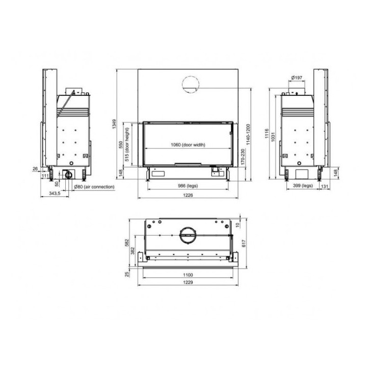 Inserto hidráulico PANAQUA 130 EVO LD 18 - 30 KW