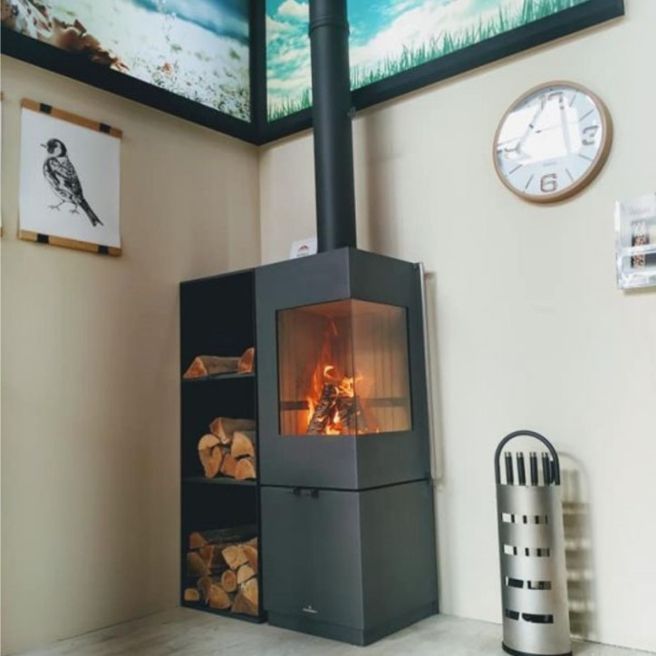 Poêle avec 2 côtés vitrés JAKO 7 kW Poêle avec 2 côtés vitrés JAKO 7 kW