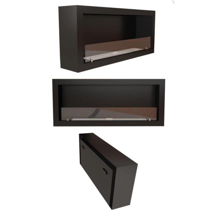 CHIMENEA DE PARED DE BIOETANOL 130 CM
